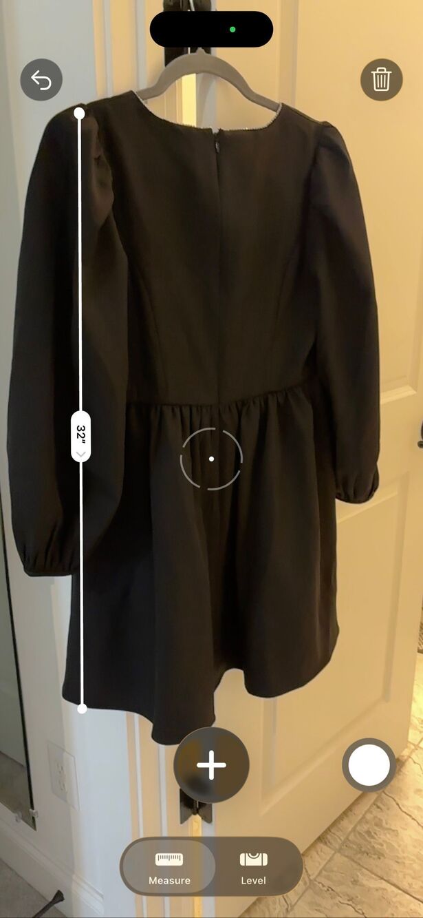 NWT Hyacinth House Blair Black Embellished Bow Long Sleeve Mini Dress, Small $17 - Picture 9 of 11